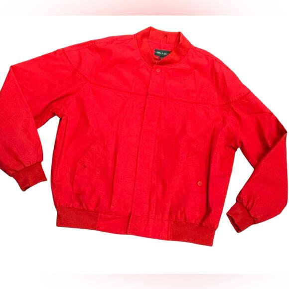 Hill & Archer Other - Vintage Hill & Archer Men’s Size XL Bright Red Full Zip Jacket/Coat